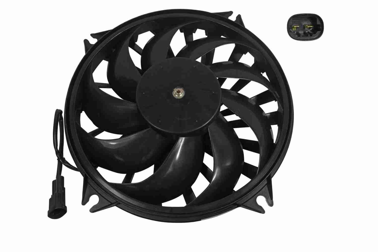 V22-01-1782 VEMO Cooling fan CITROËN Ø: 390 mm, 12V, 390W, without radiator fan shroud, Original VEMO Quality