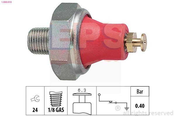 FACET 7.0016 EPS 1.800.016 Oil Pressure Switch 8-35303-005-0