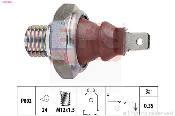 Smart Oil Pressure Switch EPS 1.800.026 at a good price