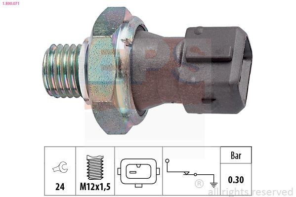FACET 7.0071 EPS 1.800.071 Oil Pressure Switch 7 568 480