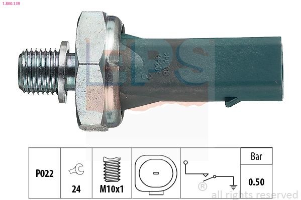 FACET 7.0139 EPS 1.800.139 Oil Pressure Switch 06A919081C