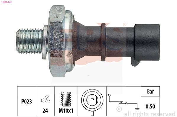 Jeep Oil Pressure Switch EPS 1.800.141 at a good price