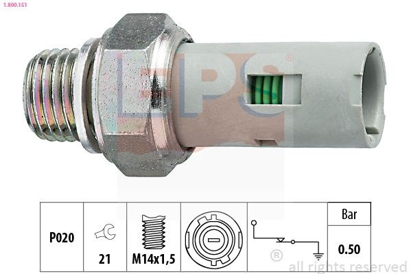 Dacia Oil Pressure Switch EPS 1.800.151 at a good price