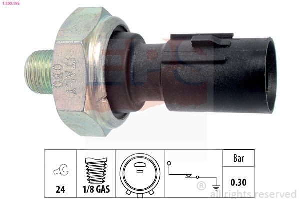 EPS 1.800.195 Oil Pressure Switch KIA experience and price