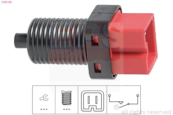 Peugeot 207 Brake pedal stop light switch 8744229 EPS 1.810.184 online buy