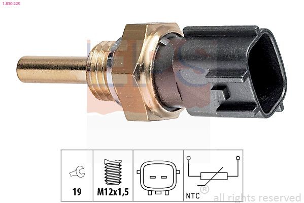 KW530225 EPS 1.830.225 Zylinderkopf Temperatursensor M12x1,5, Made in Italy - OE Equivalent Lada in Original Qualität
