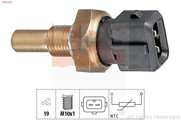 FACET 7.3255 EPS M10x1, Made in Italy - OE Equivalent Sensor, oil temperature 1.830.255 buy