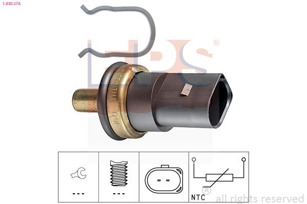 EPS 1.830.278 Sensor, coolant temperature FORD experience and price