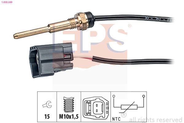 EPS 1.830.289 Sensor, coolant temperature Made in Italy - OE Equivalent