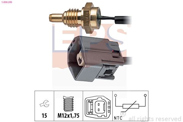 Coolant temperature sensor EPS Made in Italy - OE Equivalent - 1.830.295