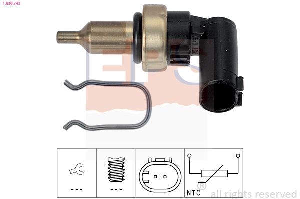 EPS 1.830.343 Sensor, coolant temperature JEEP experience and price