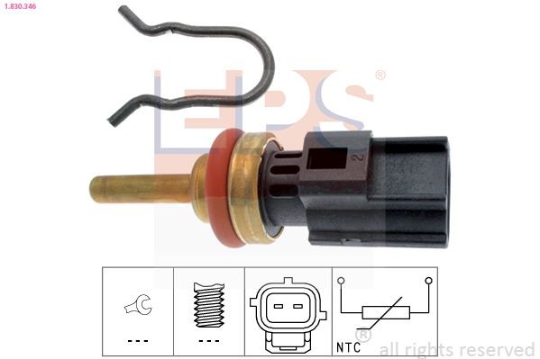 Coolant temperature sensor EPS Made in Italy - OE Equivalent - 1.830.346