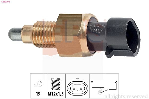EPS 1.860.073 Reverse light switch Made in Italy - OE Equivalent