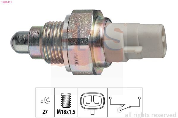 EPS 1.860.111 Reverse light switch Made in Italy - OE Equivalent