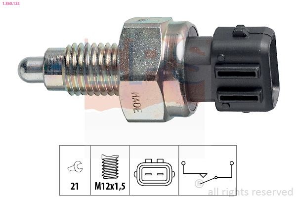 EPS 1.860.125 Reverse light switch Made in Italy - OE Equivalent