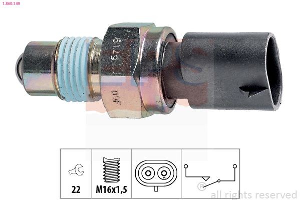 FACET 7.6149 EPS 1860149 Reverse light switch FORD Transit Mk3 Minibus (VE64) 2.9 i 145 hp Petrol 1992 price