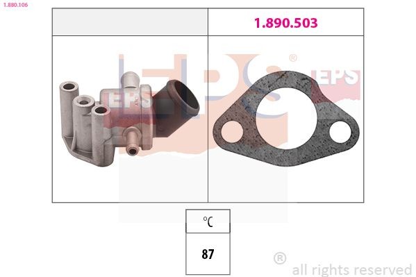 FACET 7.8106 EPS 1.880.106 Engine thermostat 5 966 787