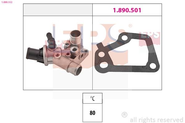 FACET 7.8152 EPS 1.880.152 Engine thermostat 773 0098