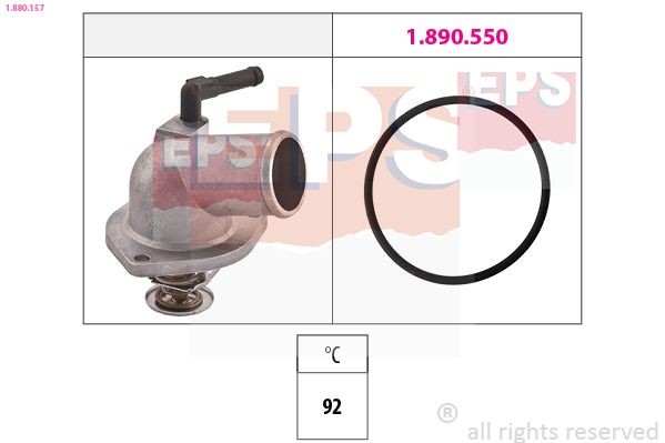 FACET 7.8157 EPS 1.880.157 Engine thermostat 1338 331