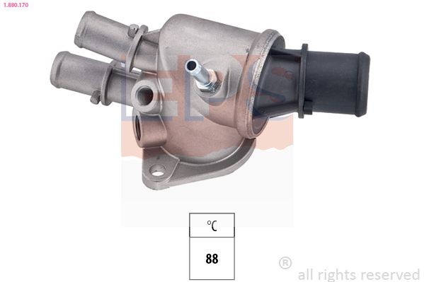 FACET 7.8170 EPS 1.880.170 Engine thermostat 608 1461 0