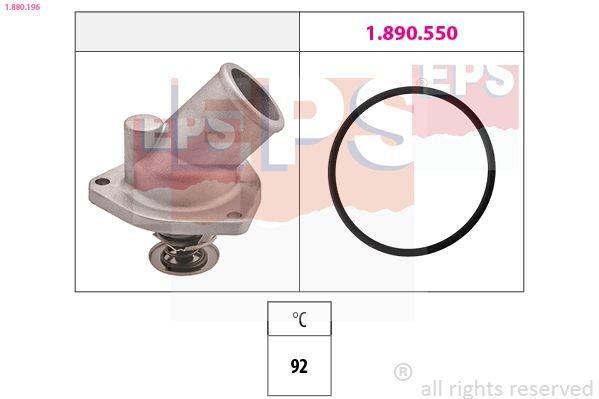 Opel ASTRA Coolant thermostat 8745127 EPS 1.880.196 online buy