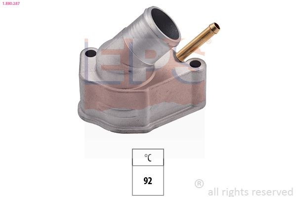 EPS 1.880.287 Engine thermostat Opening Temperature: 92°C, Made in Italy - OE Equivalent, with seal