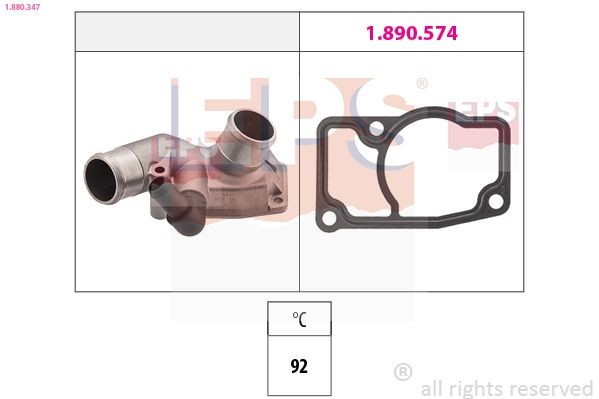 FACET 7.8347 EPS 1.880.347 Engine thermostat 13 38 433
