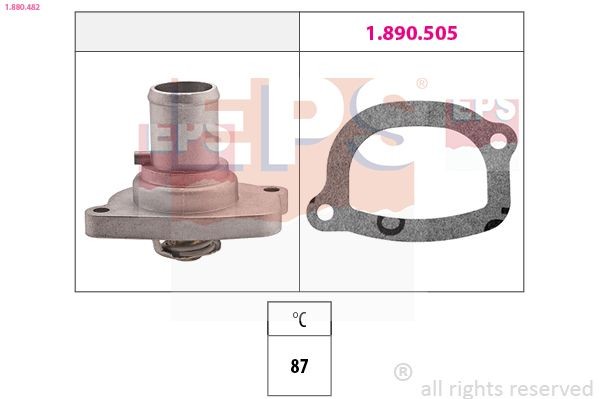 FACET 7.8482 EPS 1.880.482 Engine thermostat 4673 7644