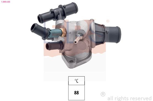 FACET 7.8578 EPS 1.880.578 Engine thermostat 984 2485 4
