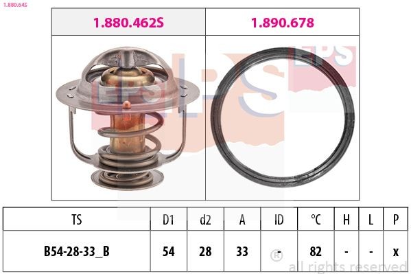 Nissan TEANA Engine thermostat EPS 1.880.645 cheap