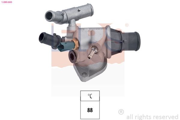 FACET 7.8660 EPS 1.880.660 Engine thermostat 55190049