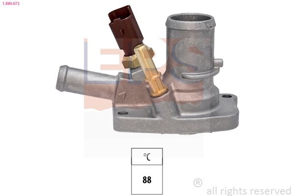 FACET 7.8672 EPS 1.880.672 Engine thermostat 1338271