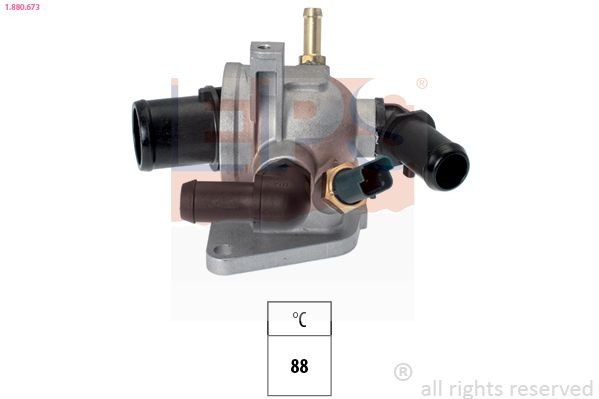 Original EPS FACET 7.8673 Thermostat 1.880.673 for OPEL ASTRA