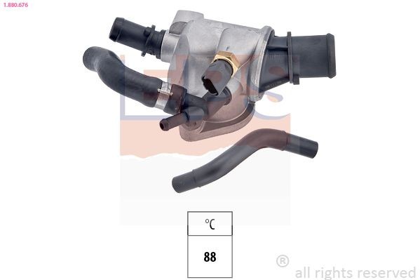FACET 7.8676 EPS 1.880.676 Engine thermostat 5518 9843