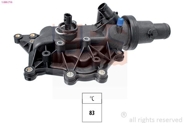 FACET 7.8716 EPS 1.880.716 Engine thermostat 82 00 700 094