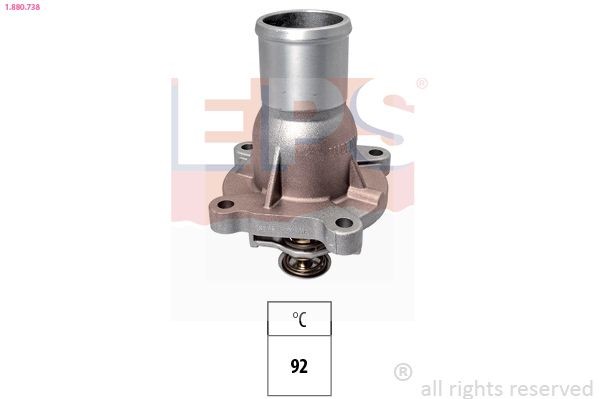Original EPS FACET 7.8738 Thermostat 1.880.738 for OPEL ZAFIRA