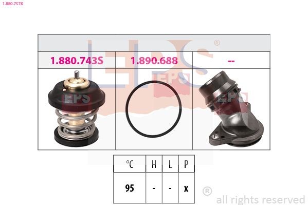 Audi Q5 Thermostat 8745649 EPS 1.880.757K online buy