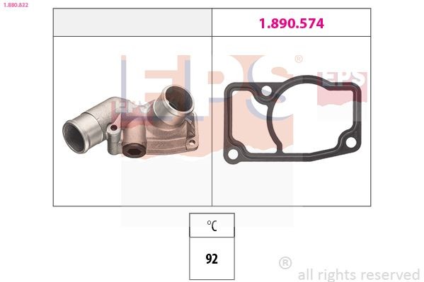 Opel ASTRA Thermostat 8745704 EPS 1.880.832 online buy