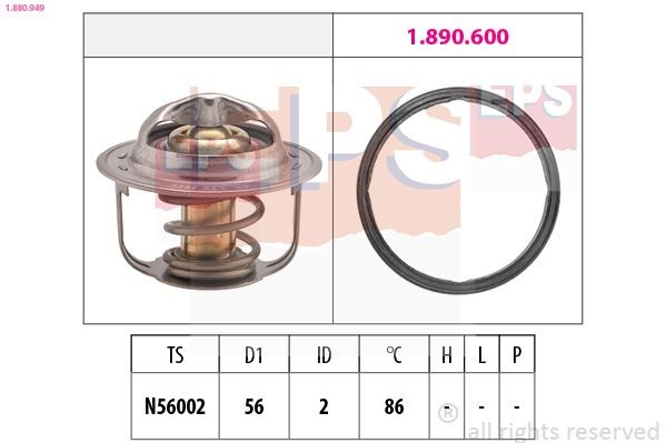 Subaru XV Engine thermostat EPS 1.880.949 cheap