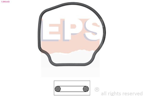 EPS 1.890.643 Thermostat gasket FIAT PUNTO 2006 in original quality