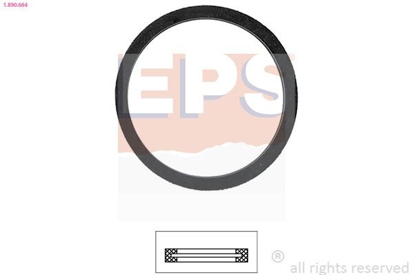Gasket, thermostat EPS 1.890.664 - Nissan TRADE O-rings spare parts order