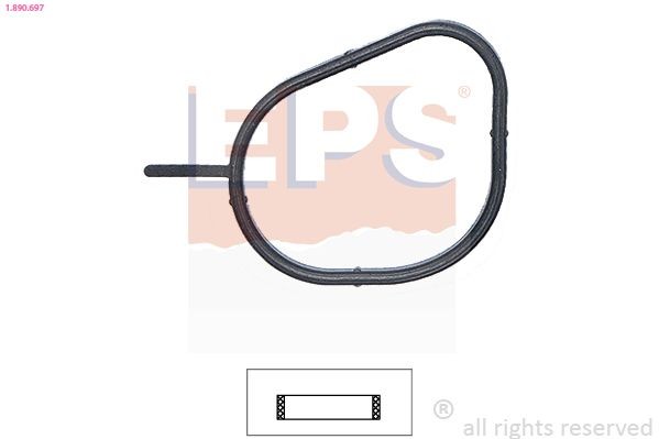 Ford ECOSPORT Gasket, thermostat EPS 1.890.697 cheap