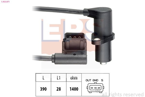 EPS 1.953.071 Camshaft position sensor Made in Italy - OE Equivalent
