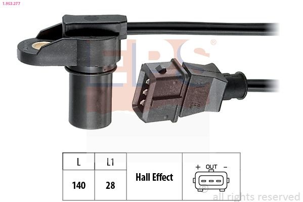EPS 1.953.277 Camshaft position sensor Made in Italy - OE Equivalent