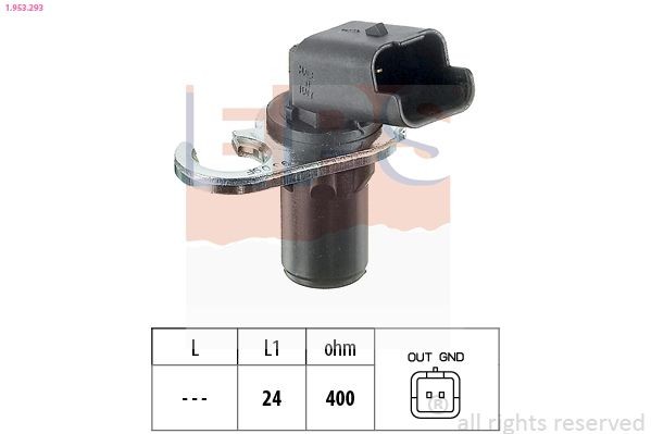 EPS 1.953.293 Crankshaft sensor Made in Italy - OE Equivalent