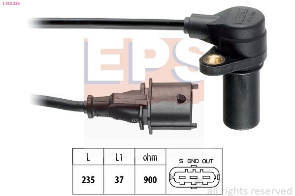 FACET 9.0326 EPS 1953326 Crankshaft position sensor Opel Astra F 70 1.7 CDTi 80 hp Diesel 2003 price
