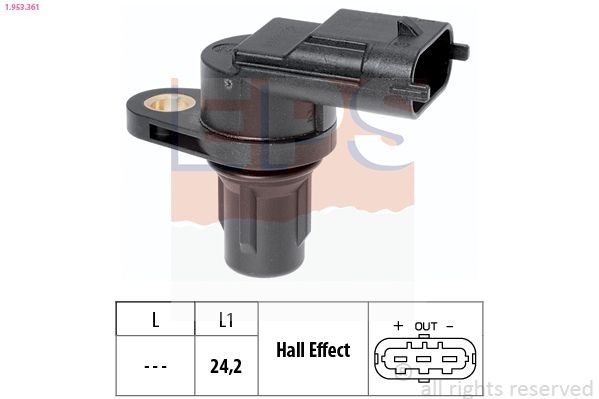 FACET 9.0361 EPS Made in Italy - OE Equivalent Sensor, camshaft position 1.953.361 buy