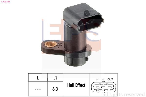 EPS 1.953.449 Camshaft position sensor Made in Italy - OE Equivalent