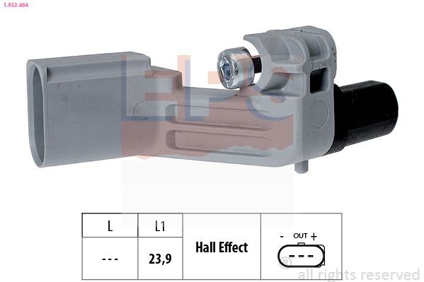 EPS 1.953.464 Crankshaft sensor Made in Italy - OE Equivalent