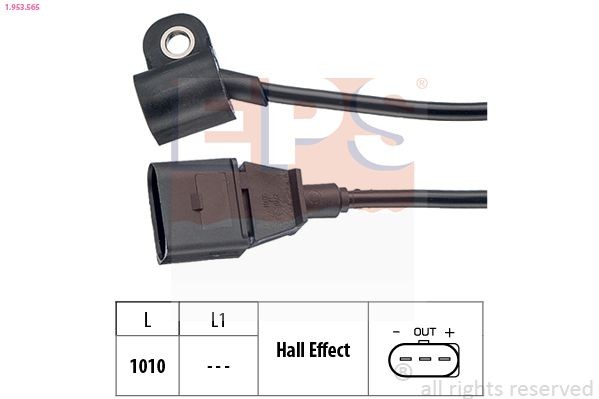 EPS 1.953.565 Camshaft position sensor Made in Italy - OE Equivalent